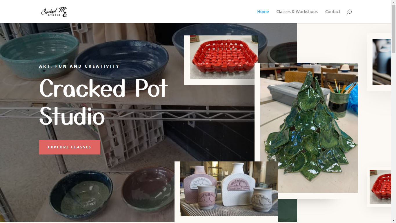 Cracked Pot Studio Website