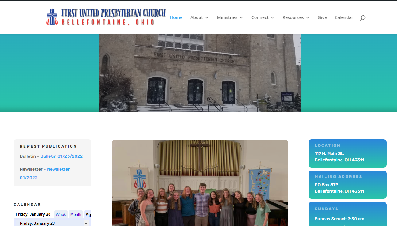 First United Presbyterian Church Website